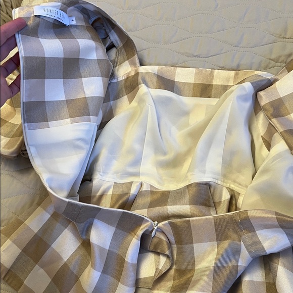 Plaid Puff Sleeve Peplum Top - Picture 12 of 12